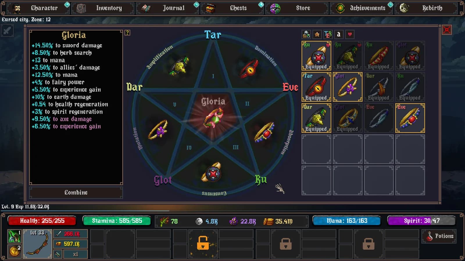Gothic Clicker — скриншот