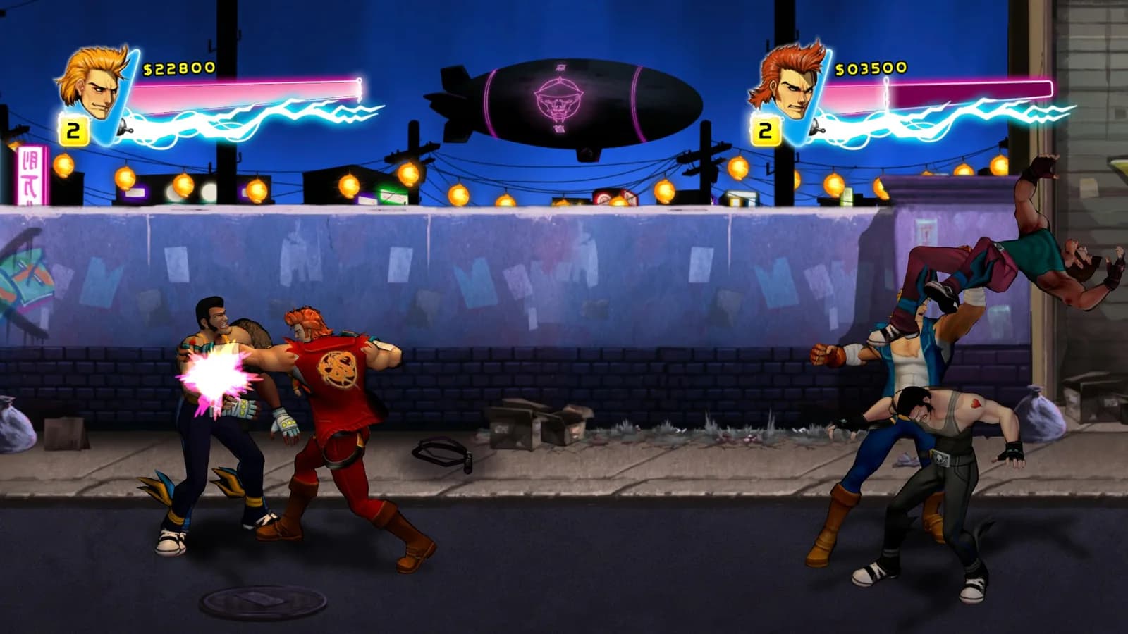 Double Dragon: Neon — скриншот