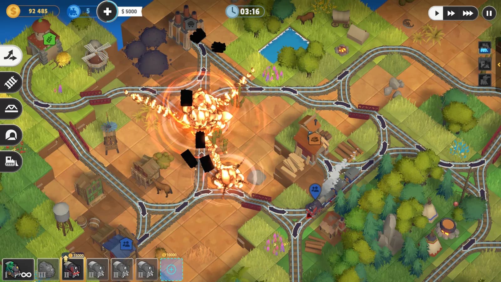Train Valley Origins — скриншот