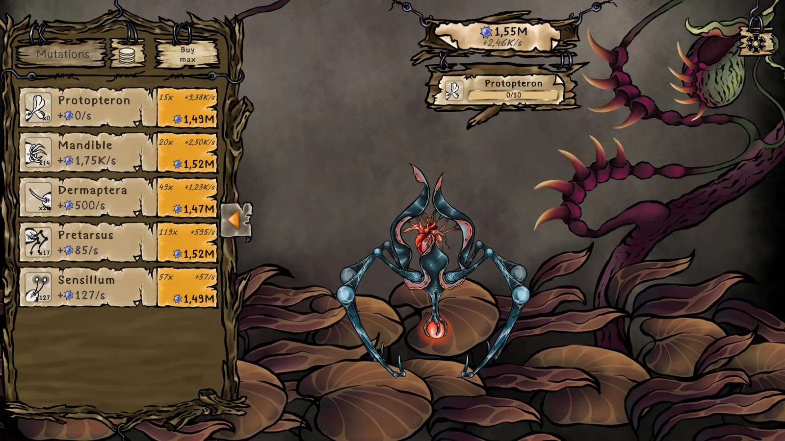 Metamorph Clicker — скриншот
