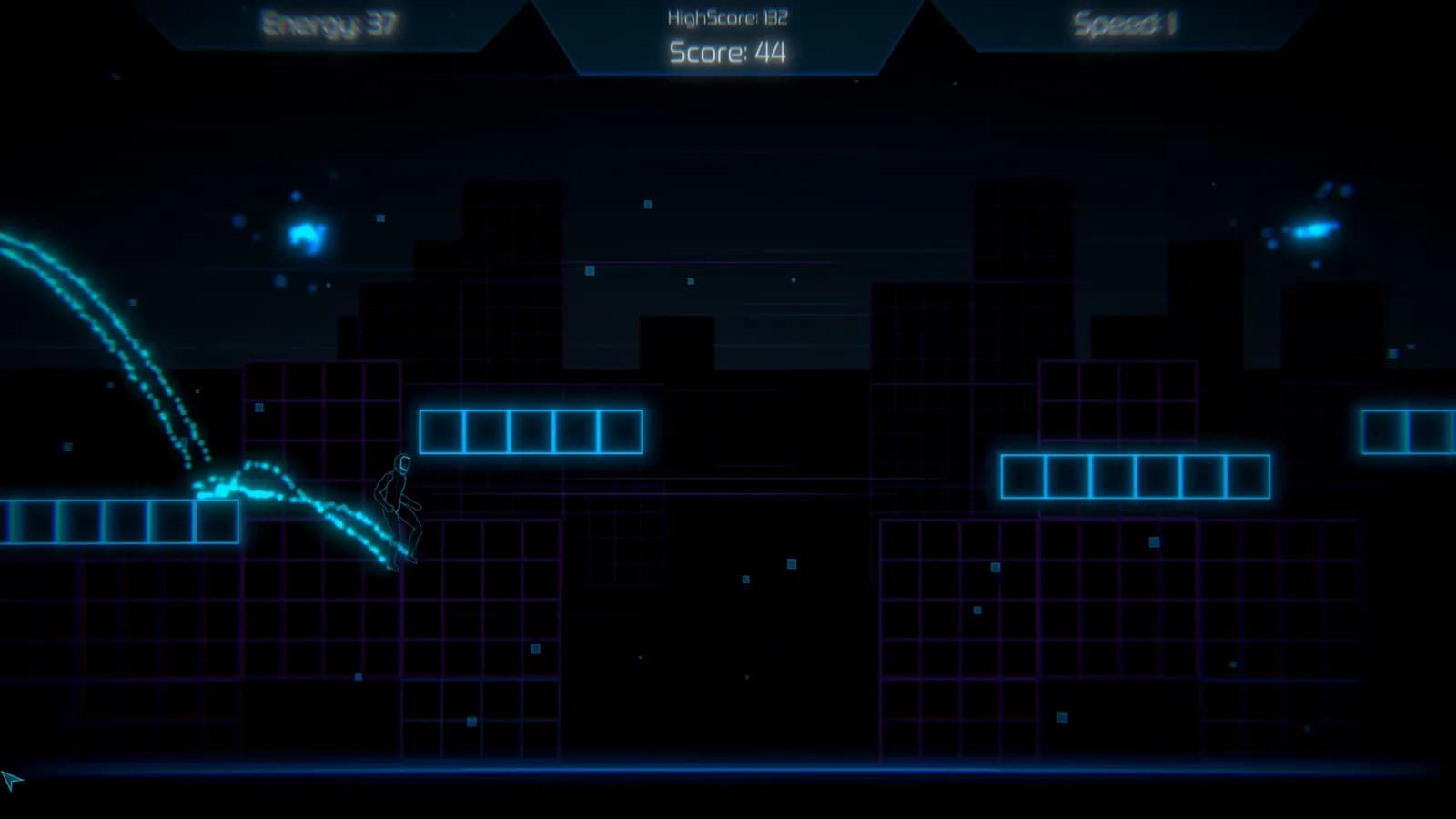 Neon Void Runner — скриншот
