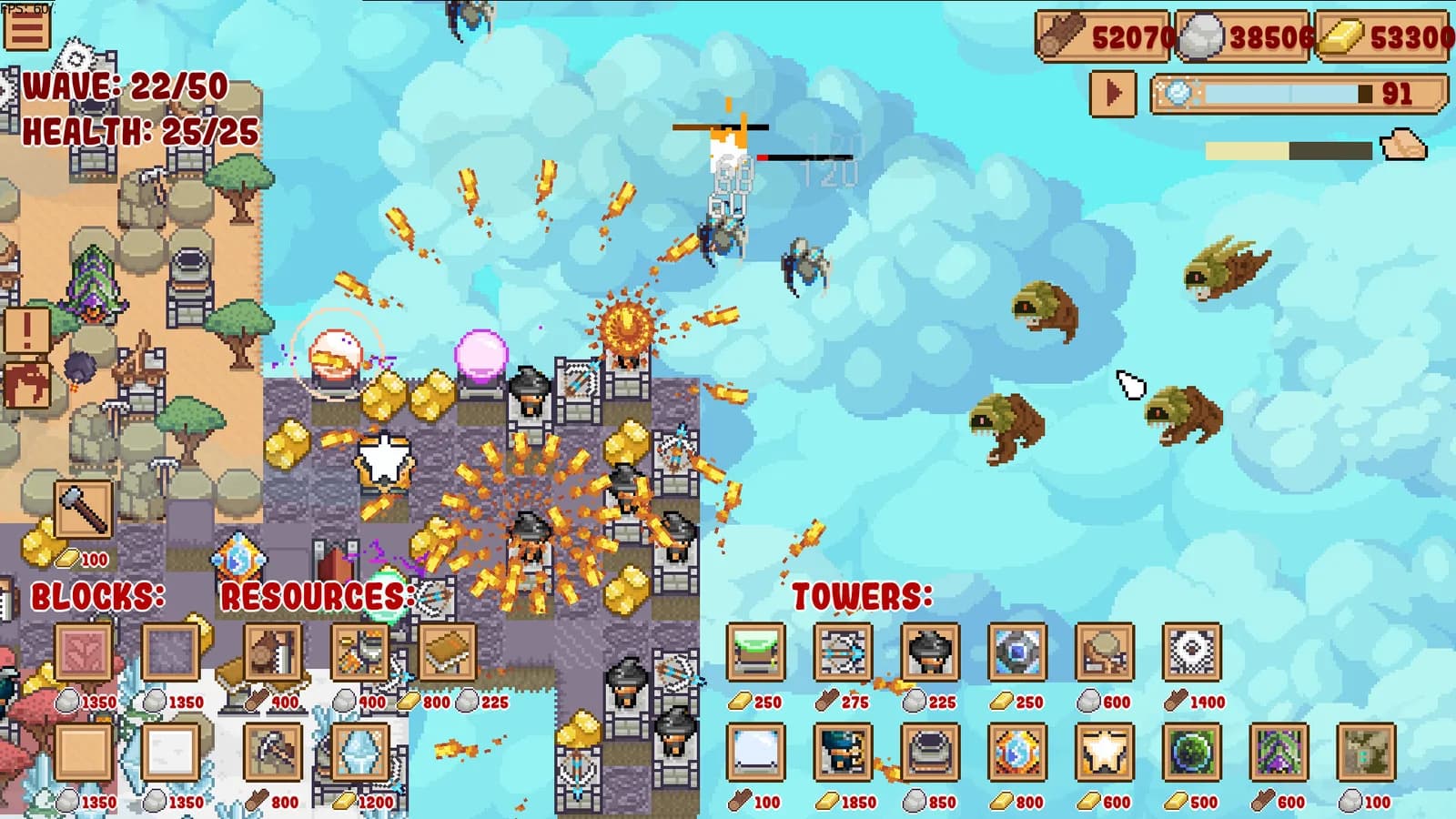 Block Tower TD — скриншот