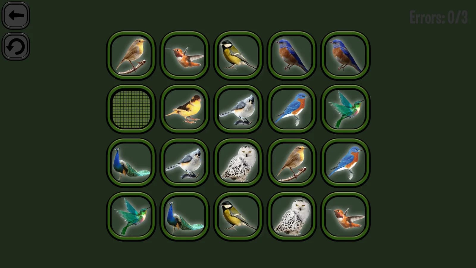 Animals Memory: Birds — скриншот