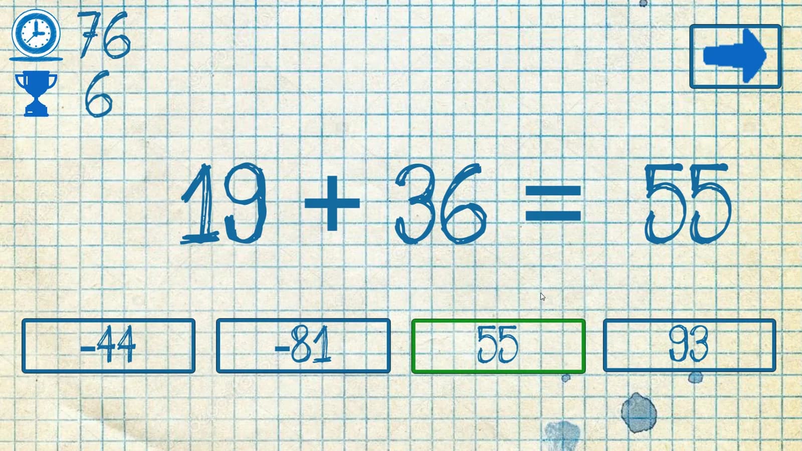 The young mathematician: Easy difficulty — скриншот