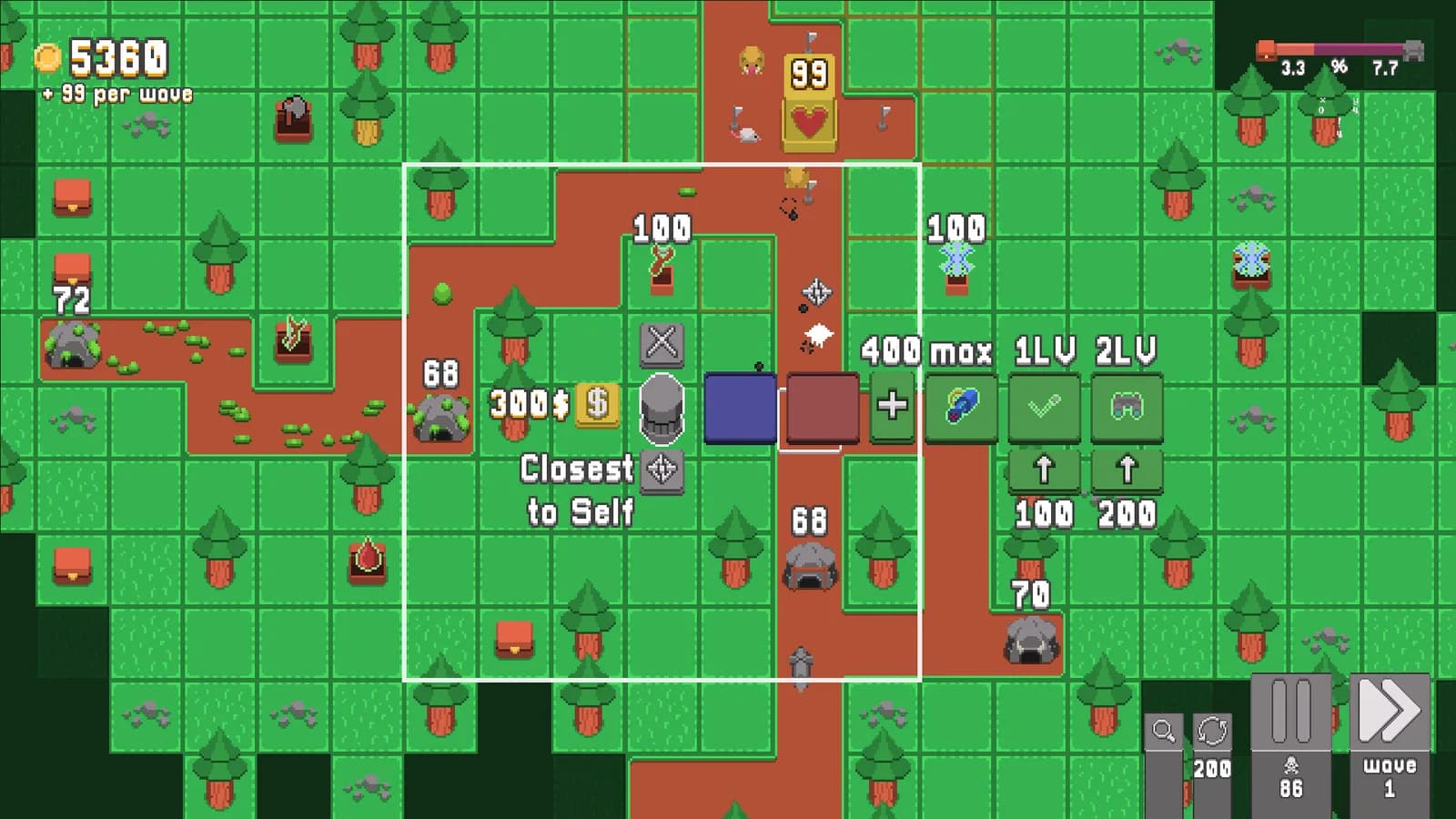 Tower Field — скриншот