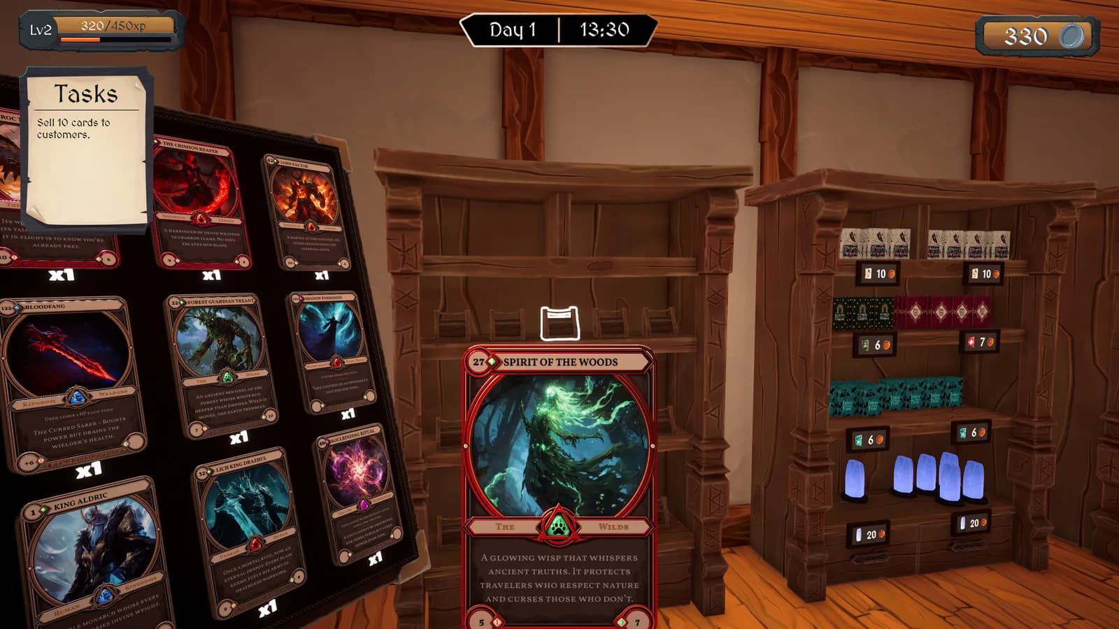 Kingblade: Medieval TCG Card Shop — скриншот