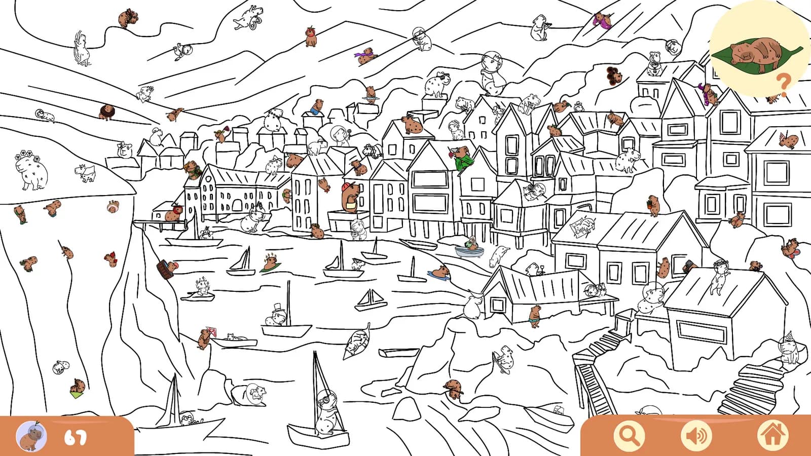 100 Hidden Capybaras — скриншот