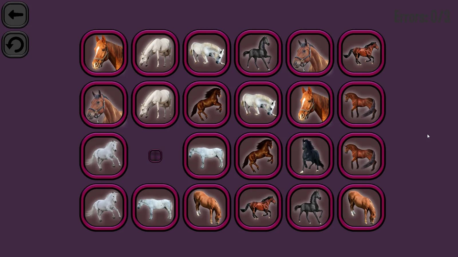 Animals Memory: Horses — скриншот