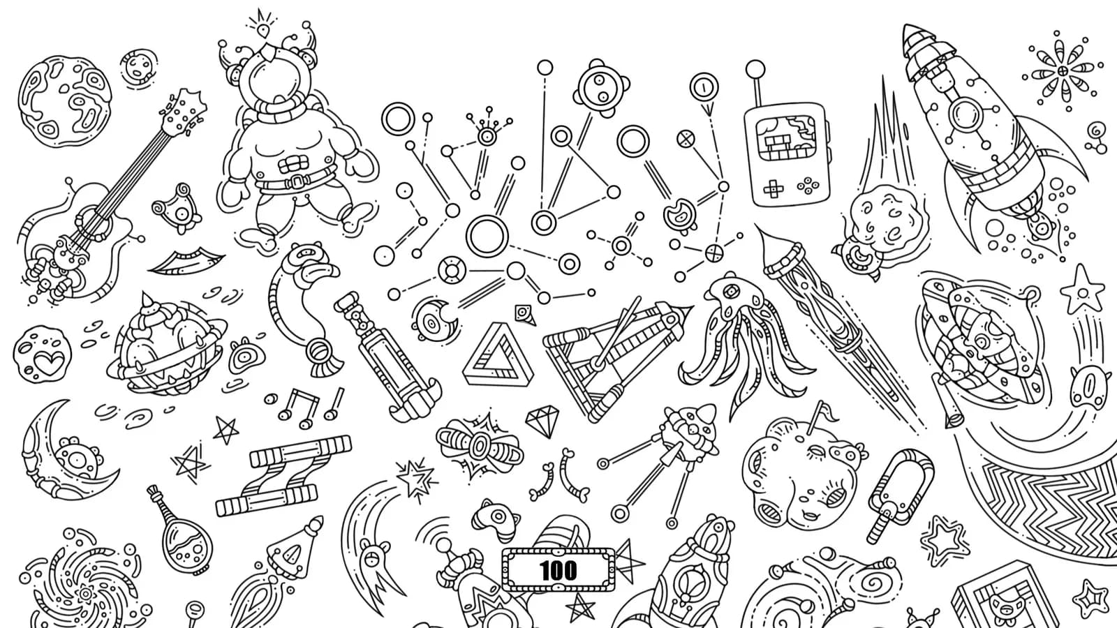 100 hidden aliens — скриншот