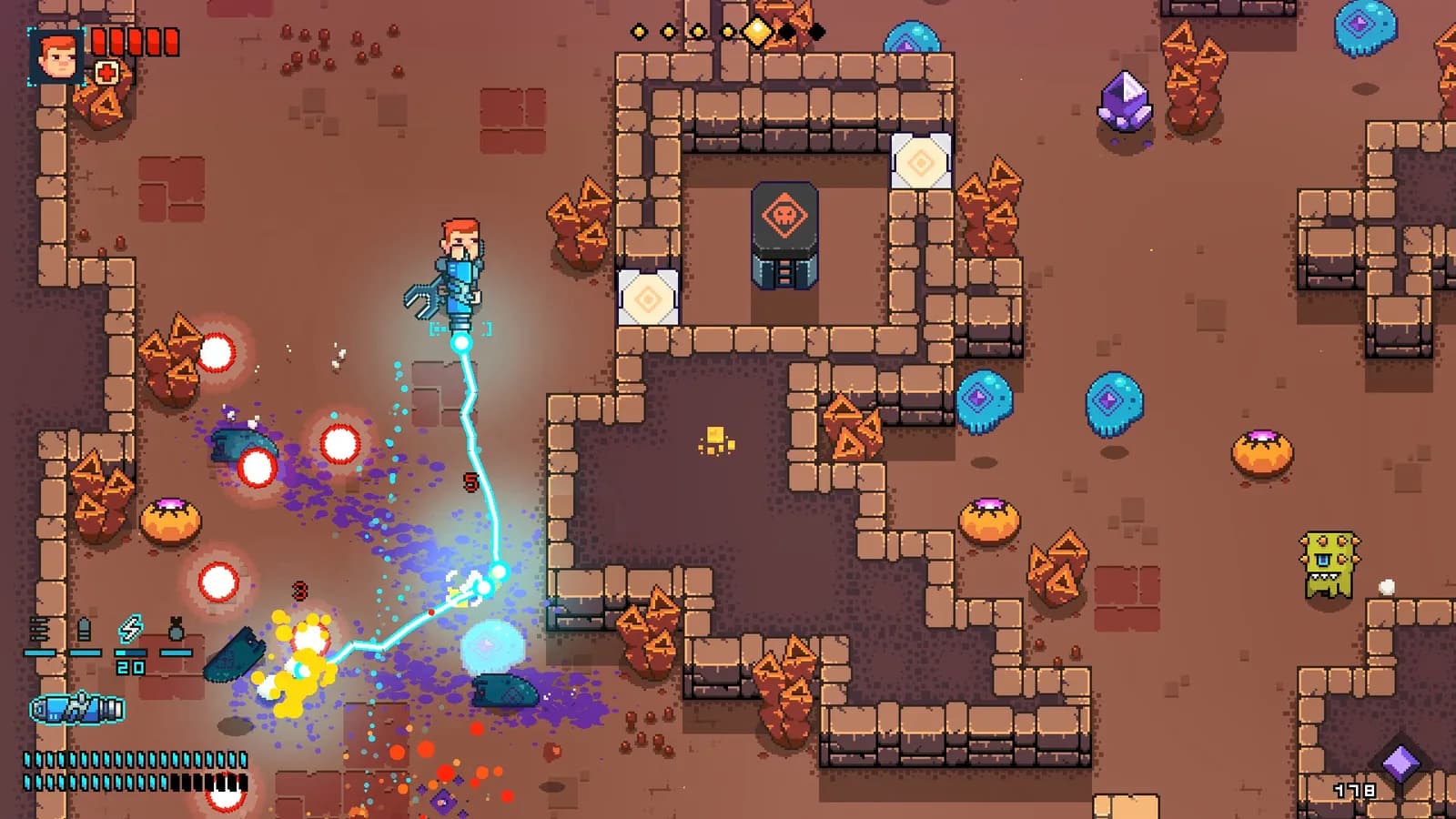 Space Robinson: Hardcore Roguelike Action — скриншот