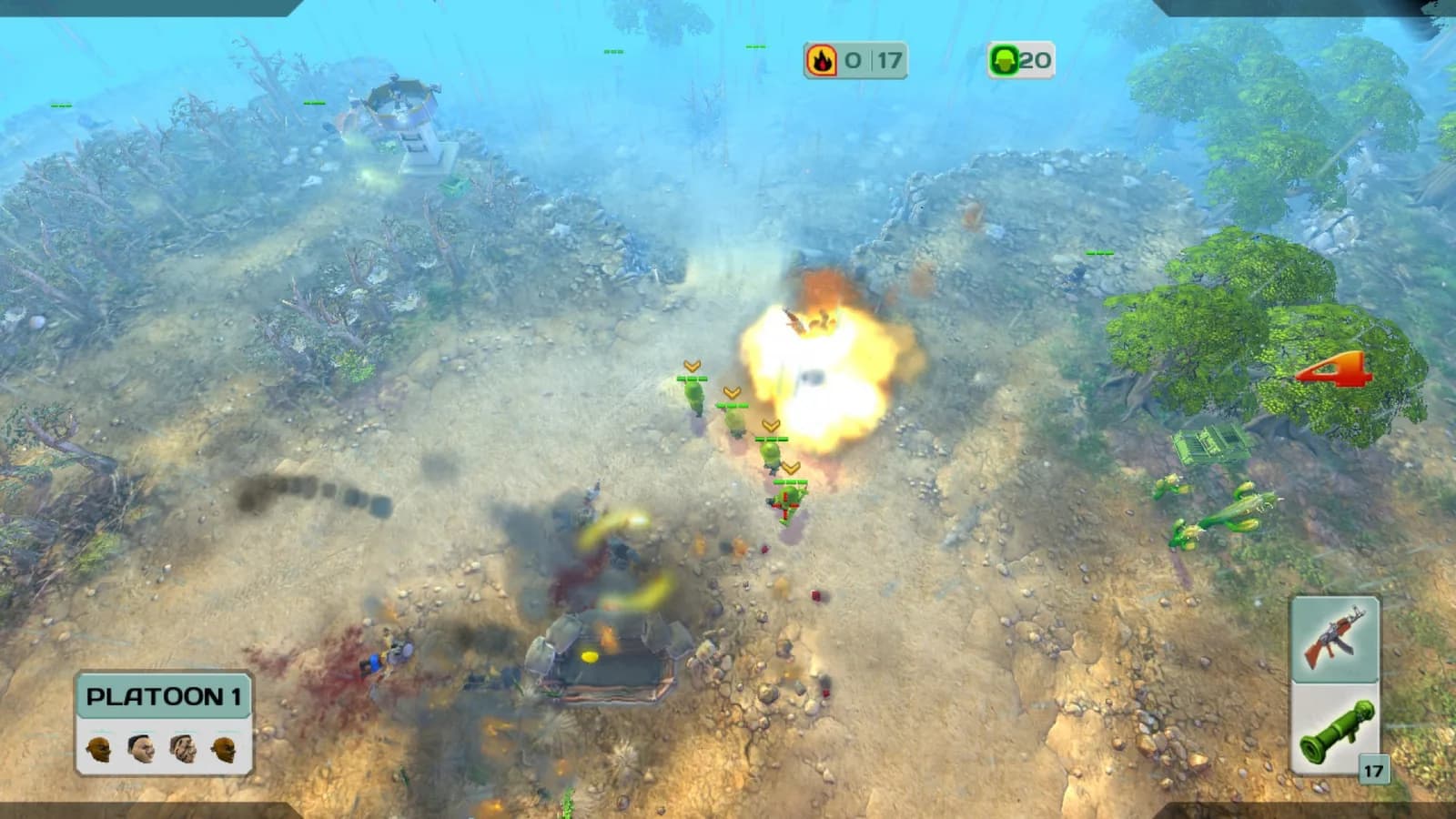 Cannon Fodder 3 — скриншот