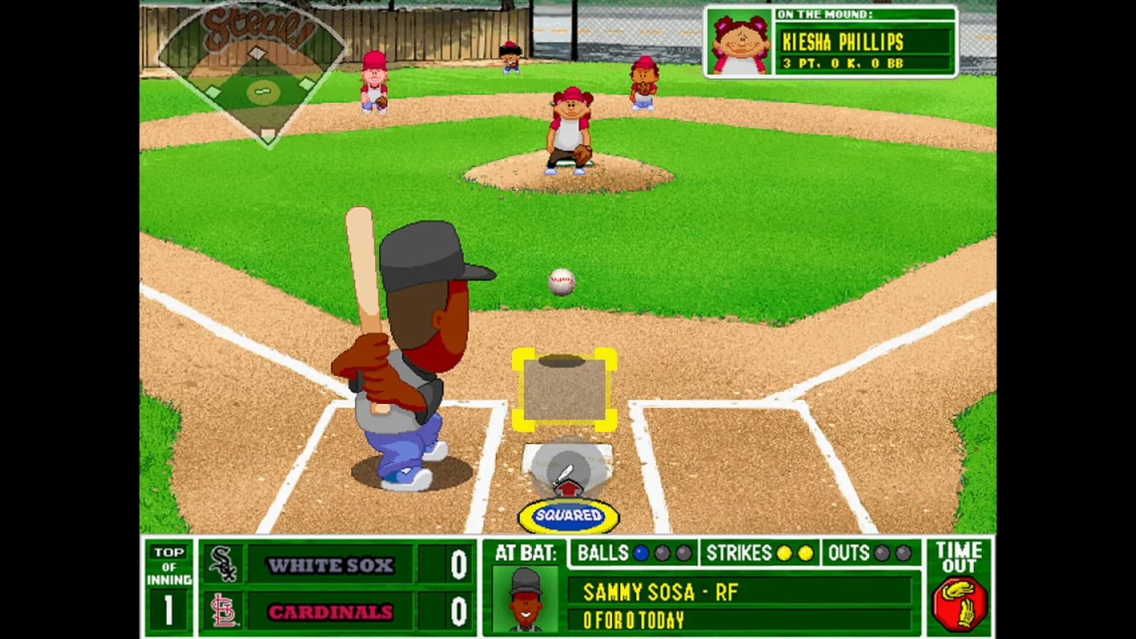 Backyard Baseball '01 — скриншот