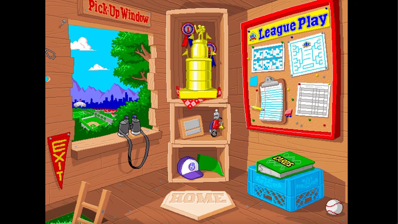 Backyard Baseball '97 — скриншот