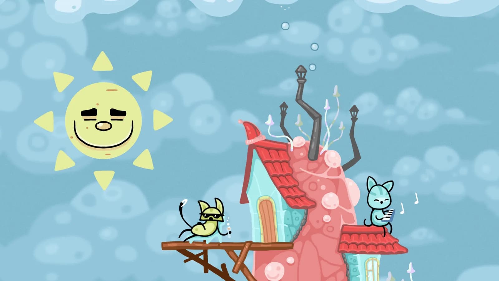 Mushroom Cats — скриншот