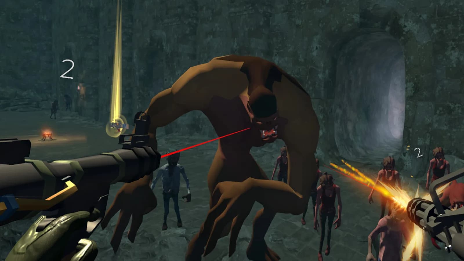 Monster Rampage VR — скриншот