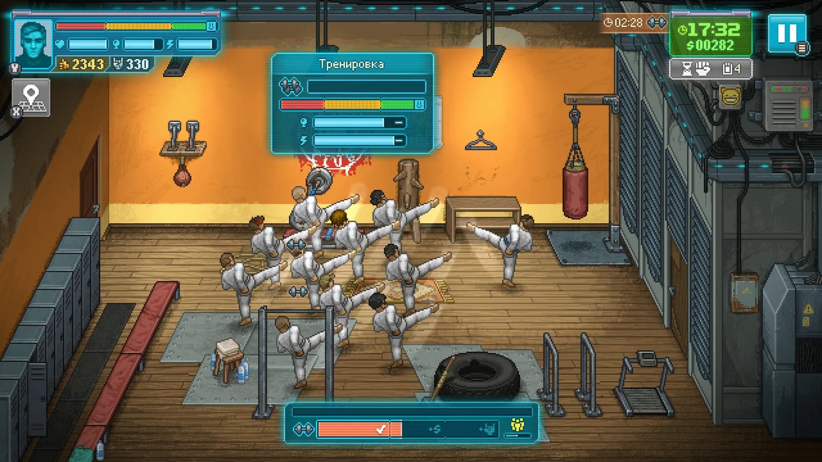 Punch Club 2: Fast Forward — скриншот