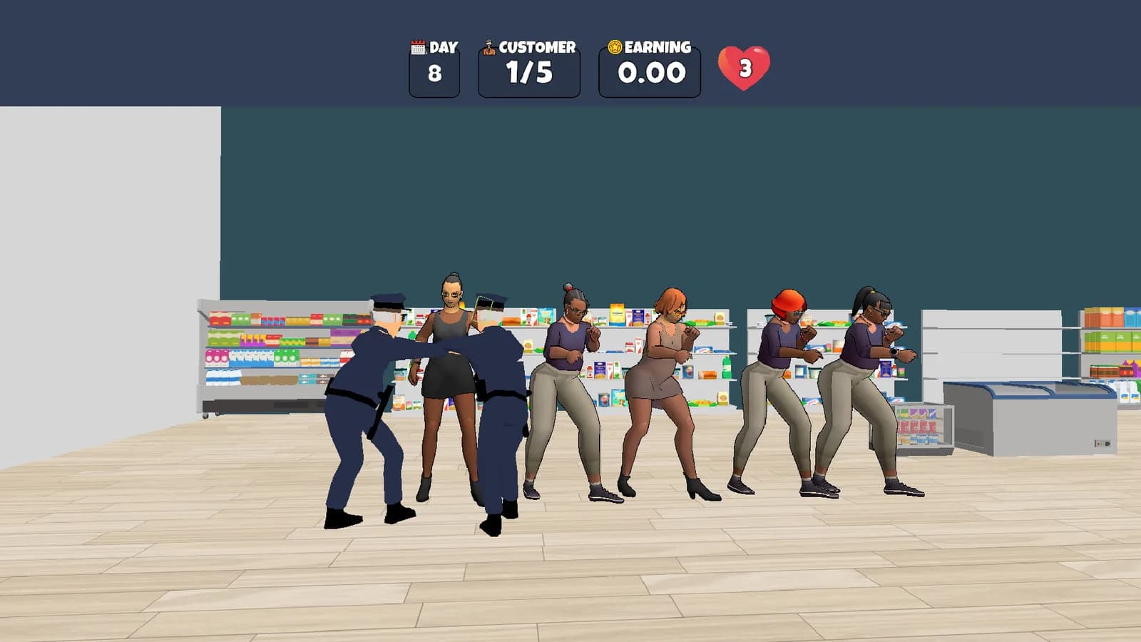Market Cashier Simulator — скриншот