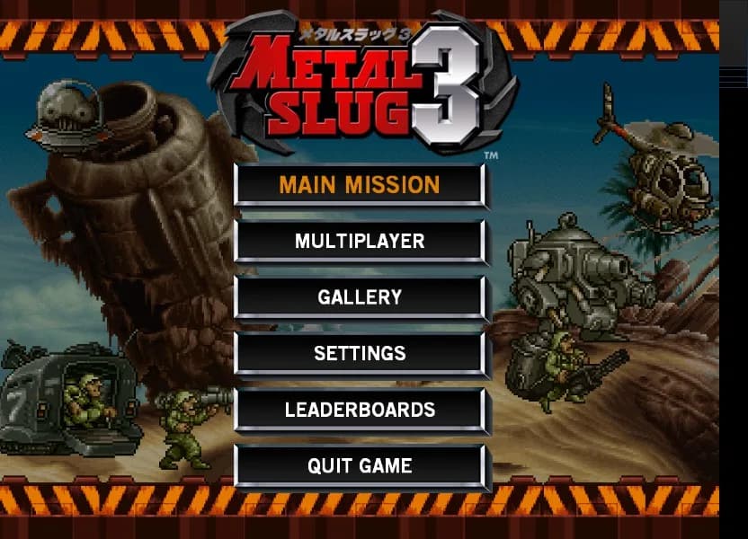 METAL SLUG 3 — скриншот