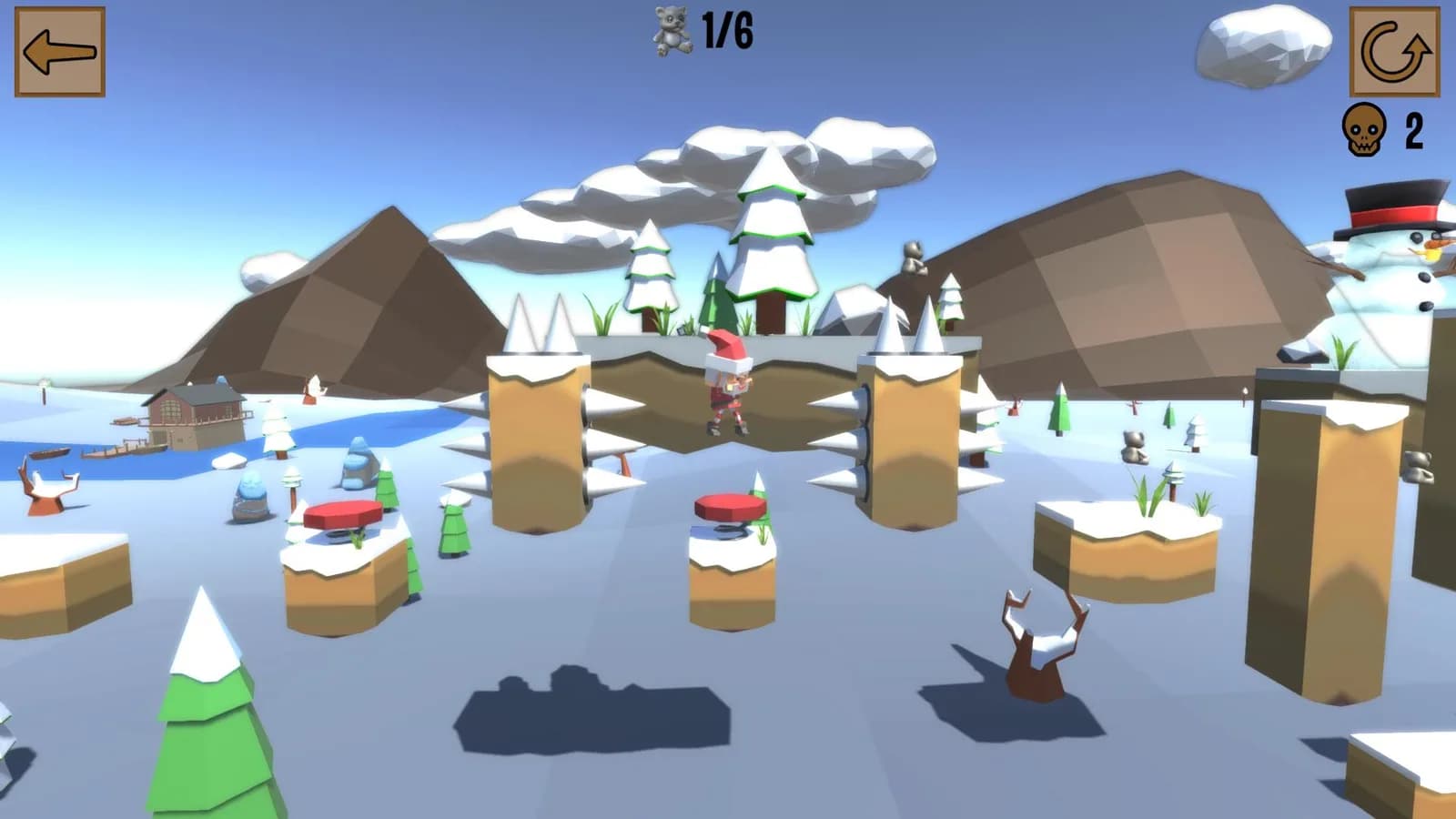 Santa in search of toys — скриншот