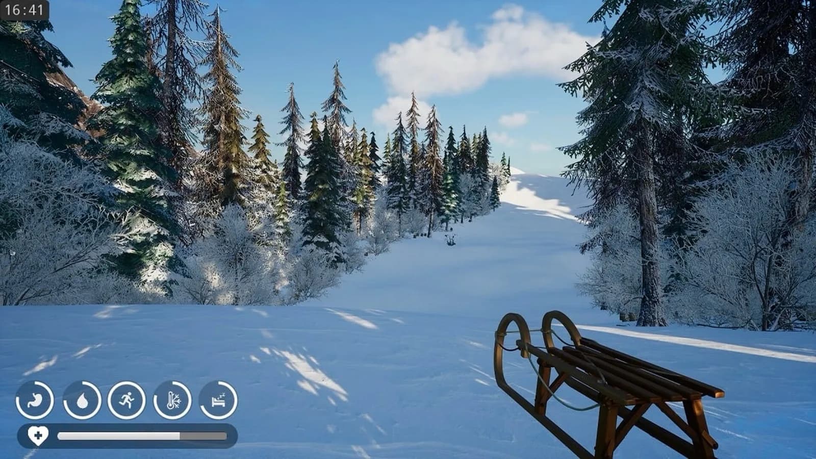 Winter Hut — скриншот