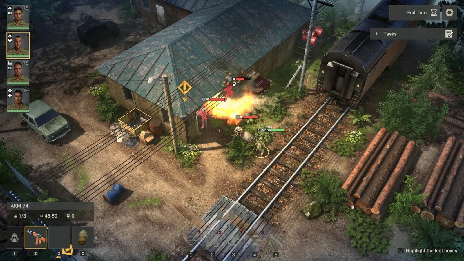 Future War Tactics: SOF vs Alien Invasion – Turn-Based Strategy — скриншот