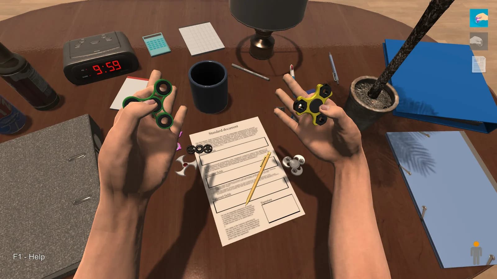 Hand Simulator — скриншот