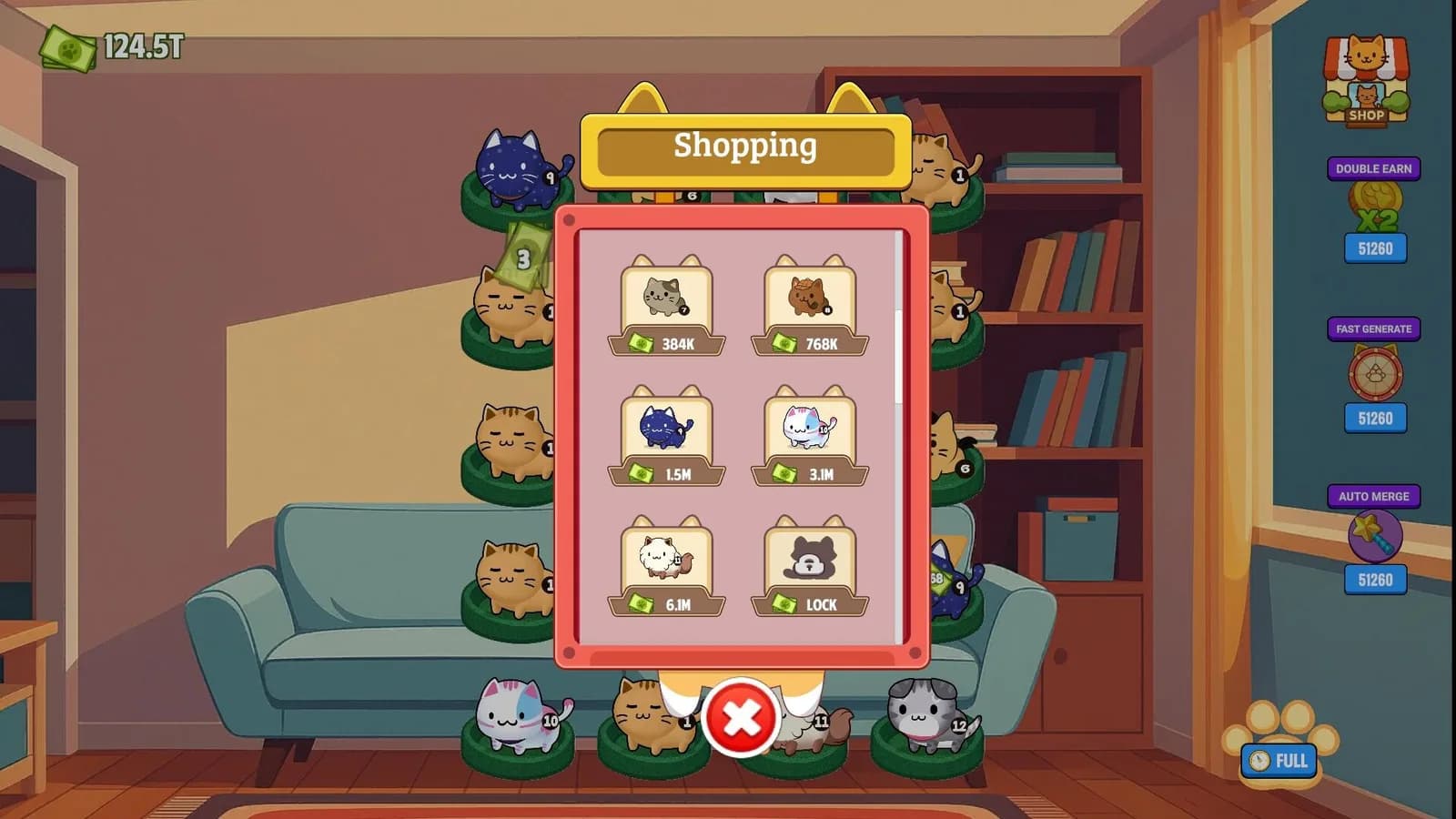 Merge Cats Idle Evolution — скриншот