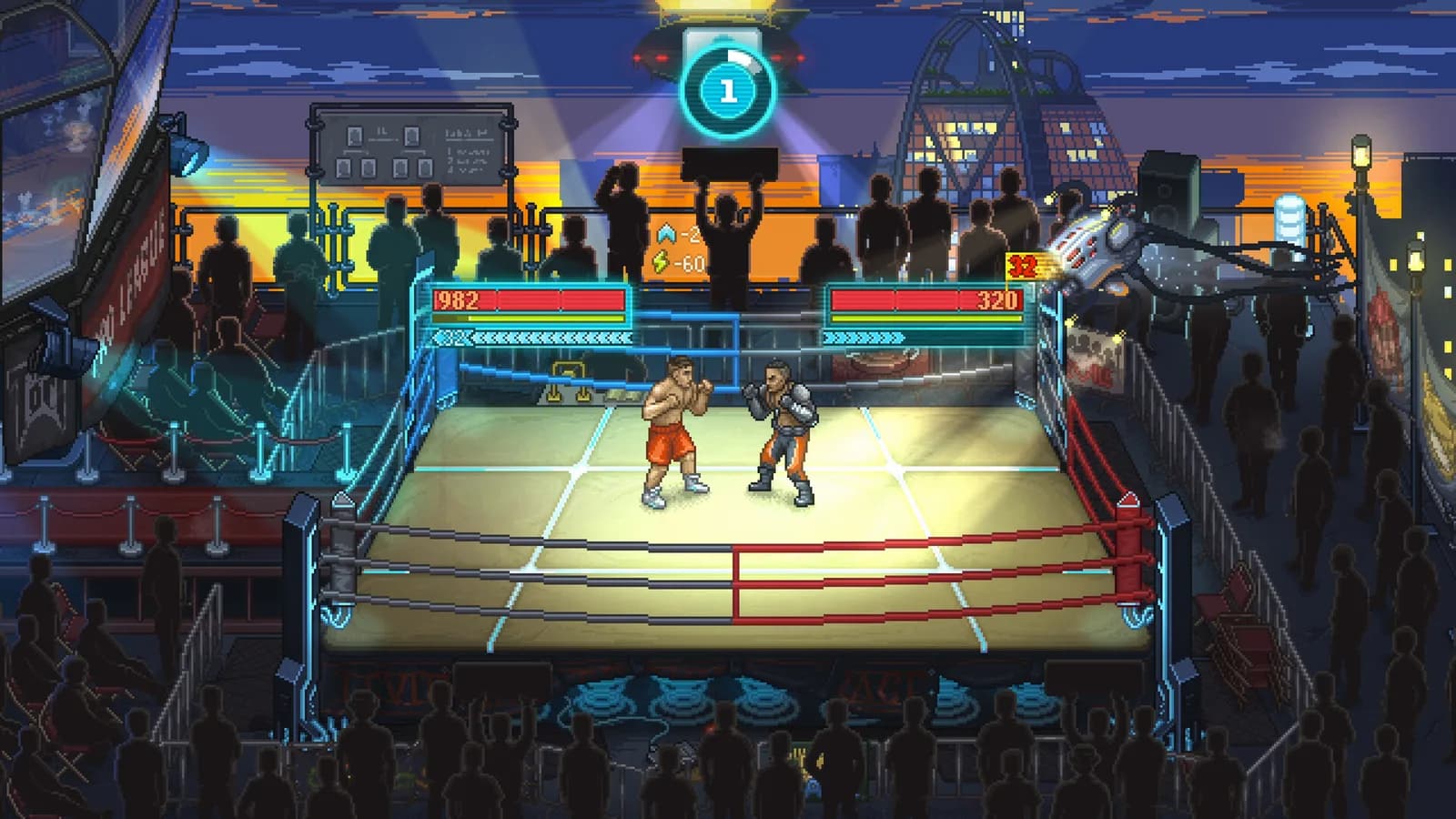 Punch Club 2: Fast Forward — скриншот