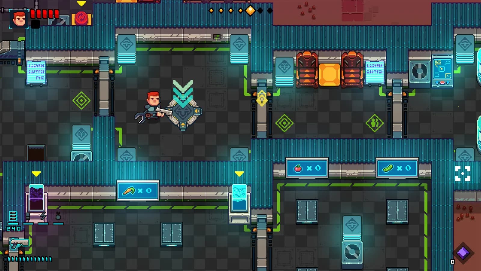 Space Robinson: Hardcore Roguelike Action — скриншот