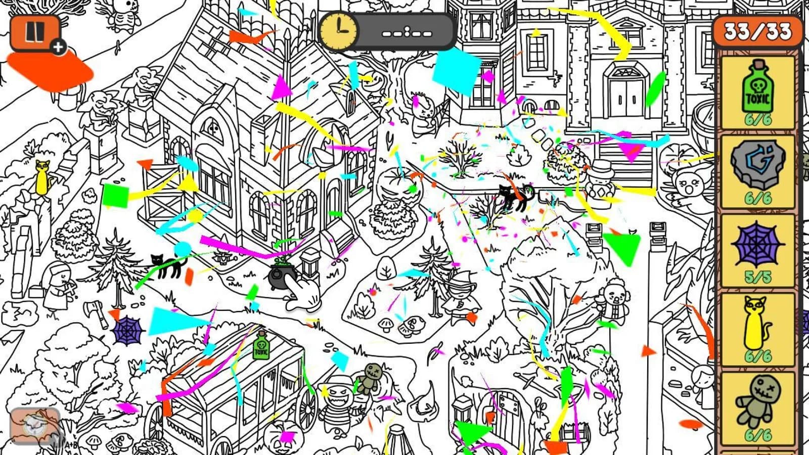 Doodle Hunt: Halloween Rush — скриншот