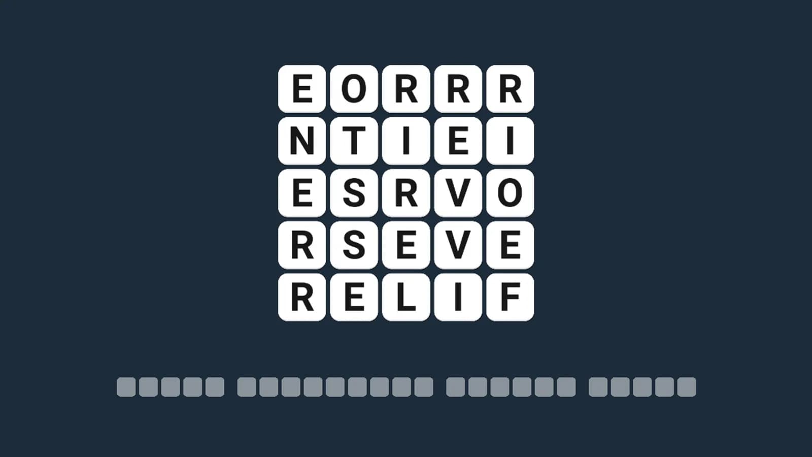 Wordle 5 — скриншот