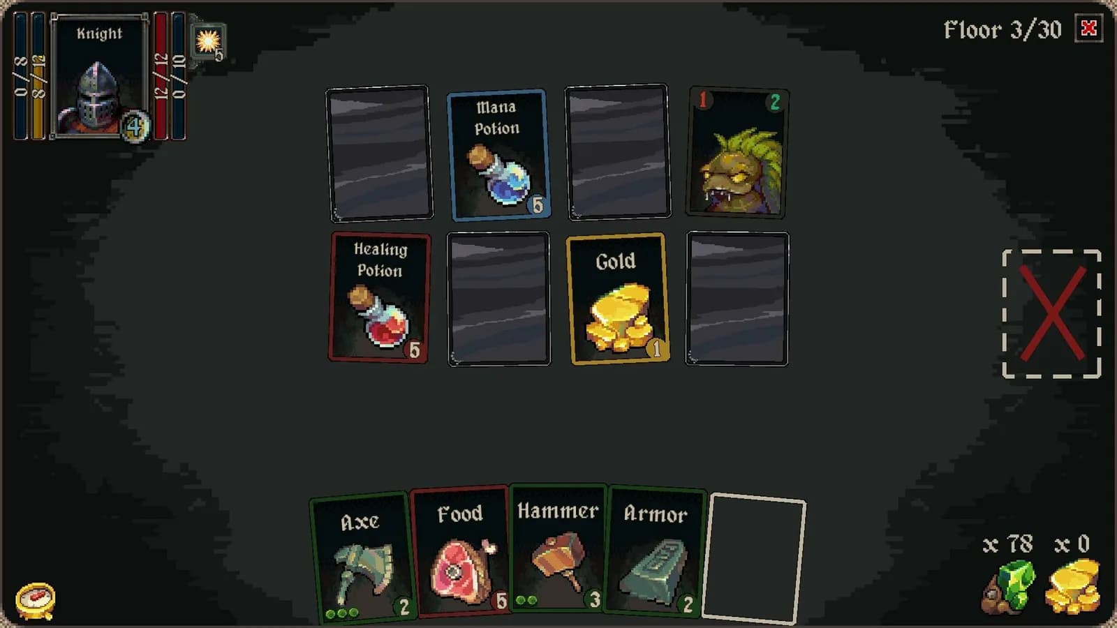 Dungeon Raid: Zero Floor — скриншот