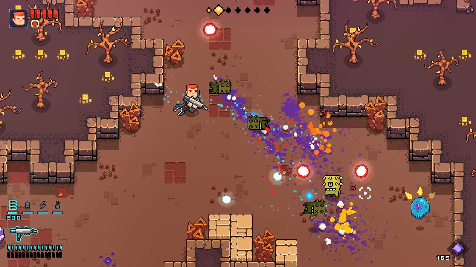 Space Robinson: Hardcore Roguelike Action — скриншот
