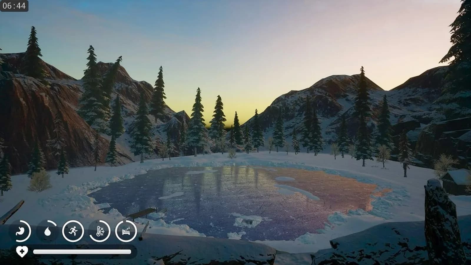 Winter Hut — скриншот