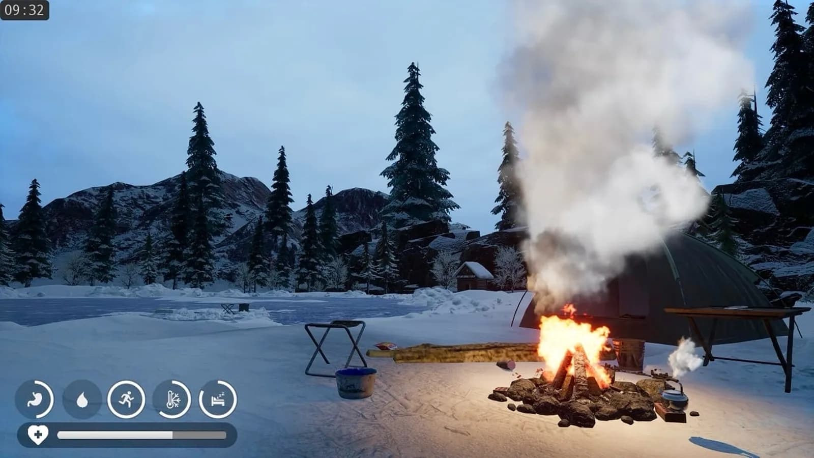 Winter Hut — скриншот