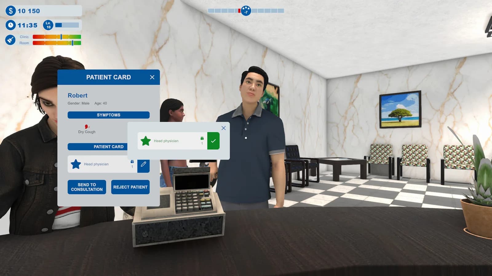Clinic Simulator — скриншот
