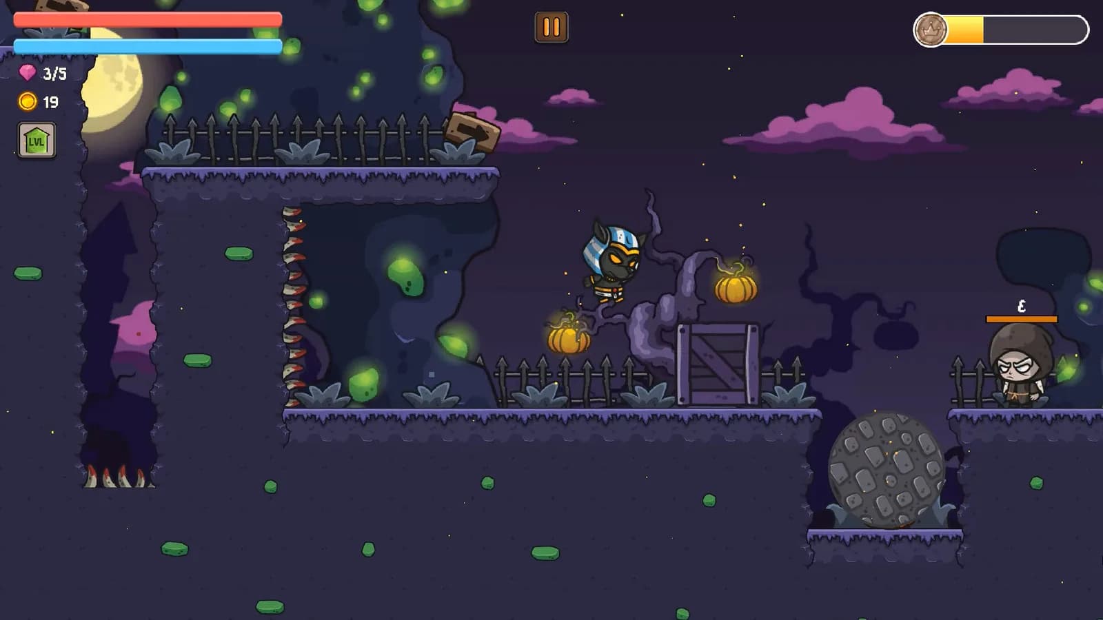 DarkLight: Platformer — скриншот