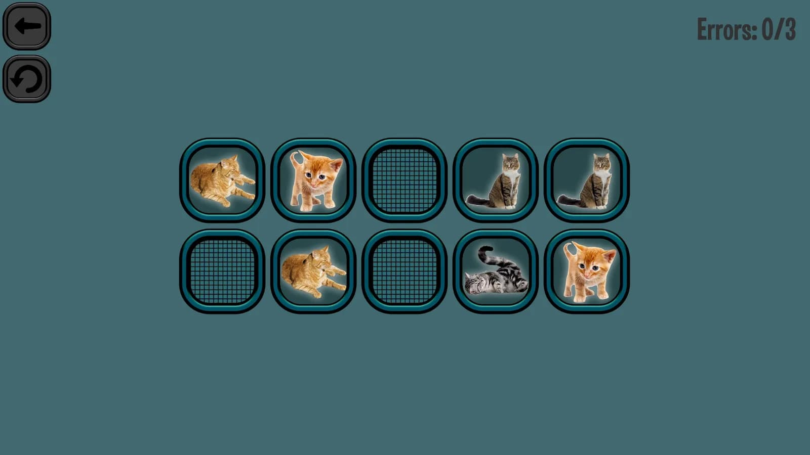 Animals Memory: Cats — скриншот