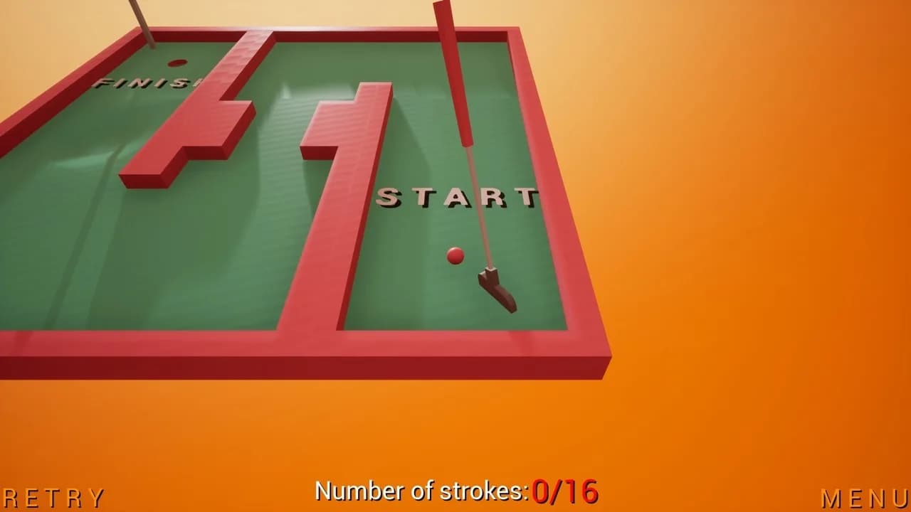 Mini Mini-Golf — скриншот