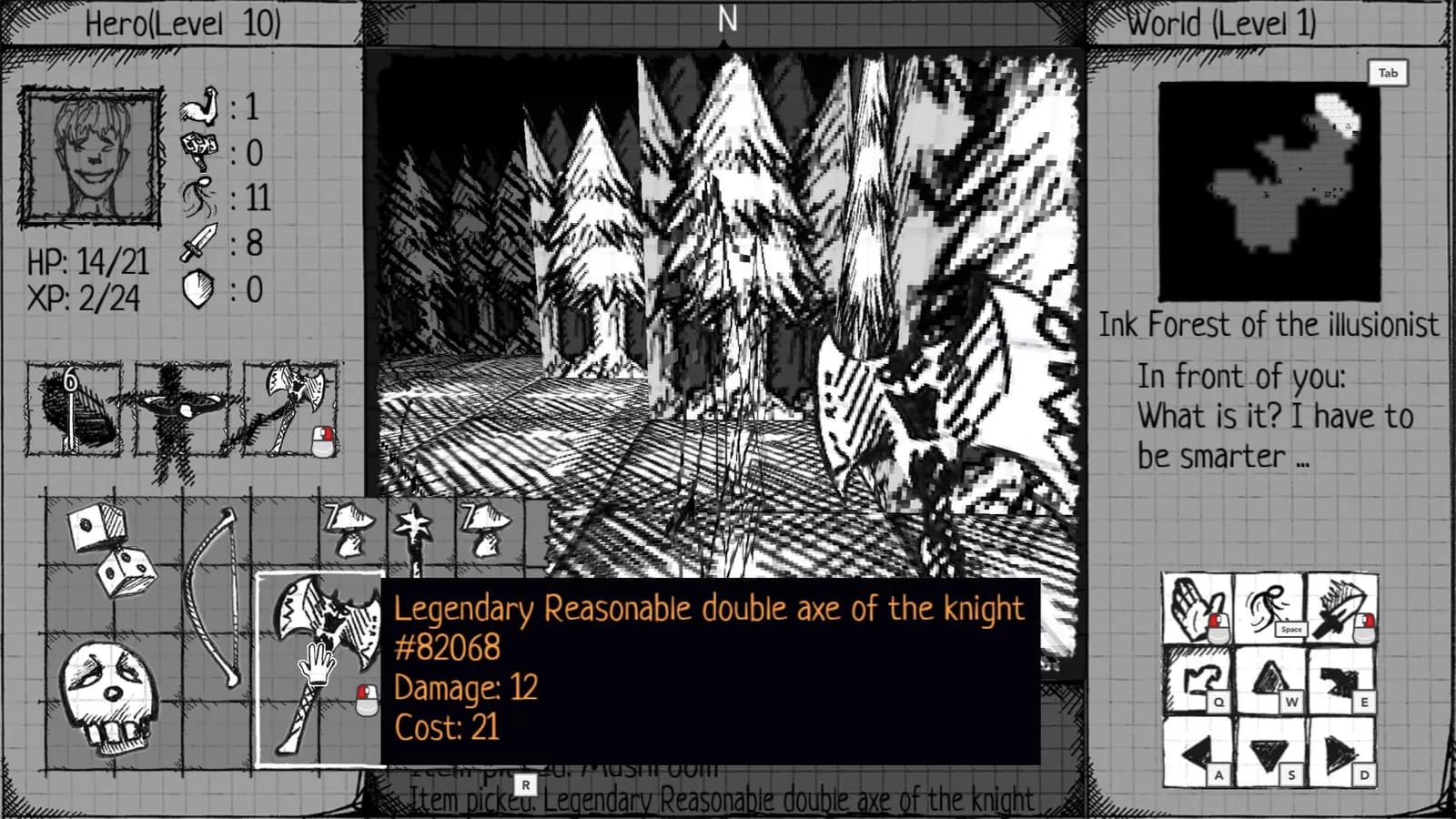 Drawngeon: Dungeons of Ink and Paper — скриншот