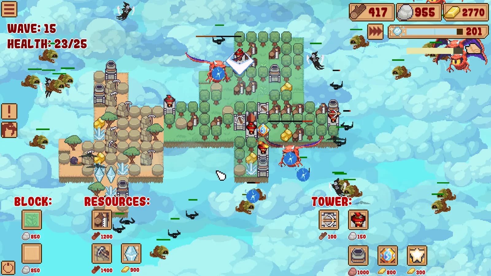 Block Tower TD — скриншот