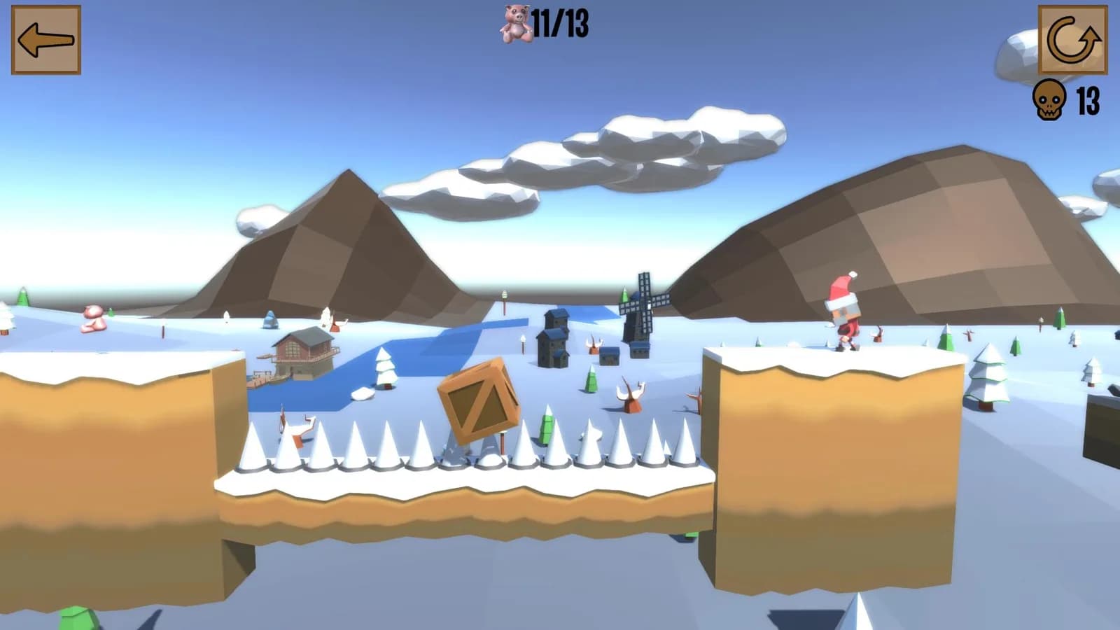 Santa in search of toys — скриншот