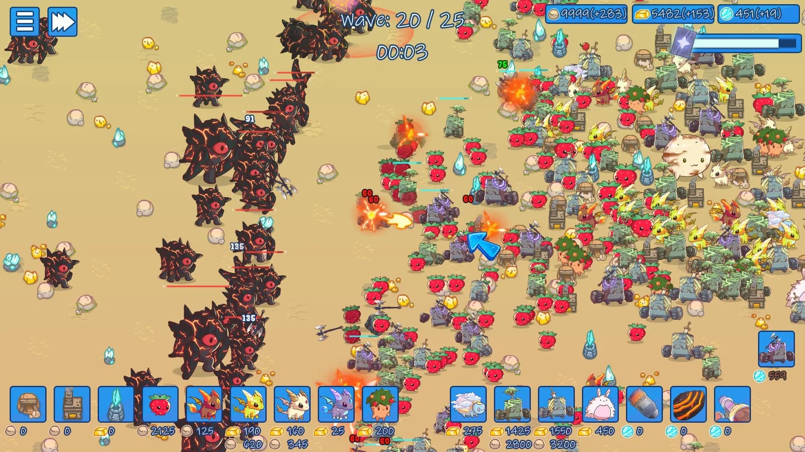 Milky Way TD SURVIVORS AUTOBATTLER RTS — скриншот