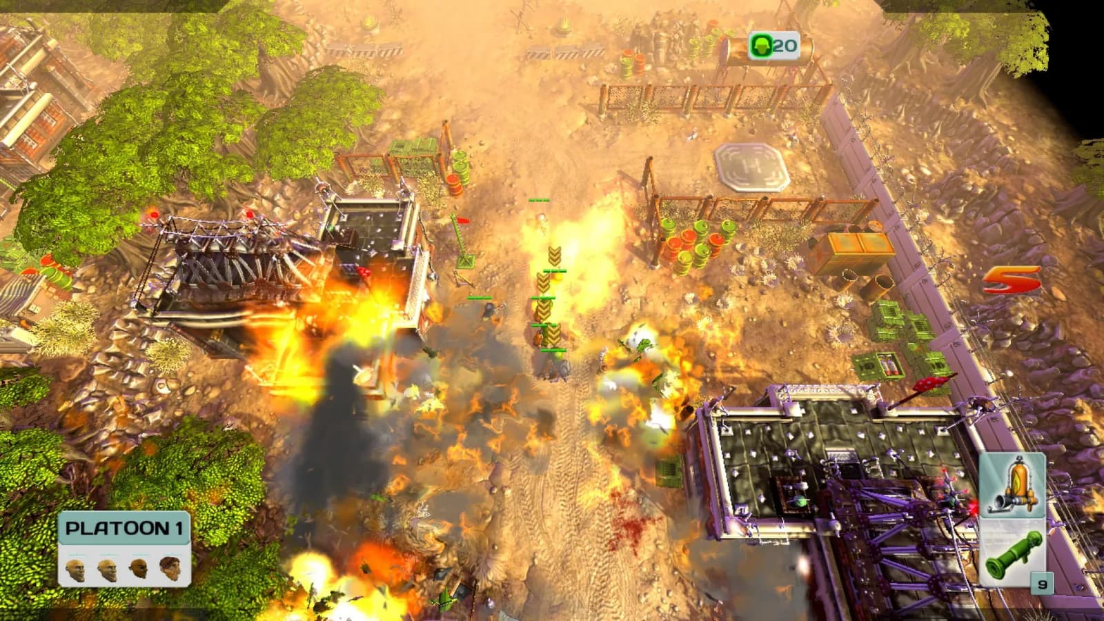 Cannon Fodder 3 — скриншот