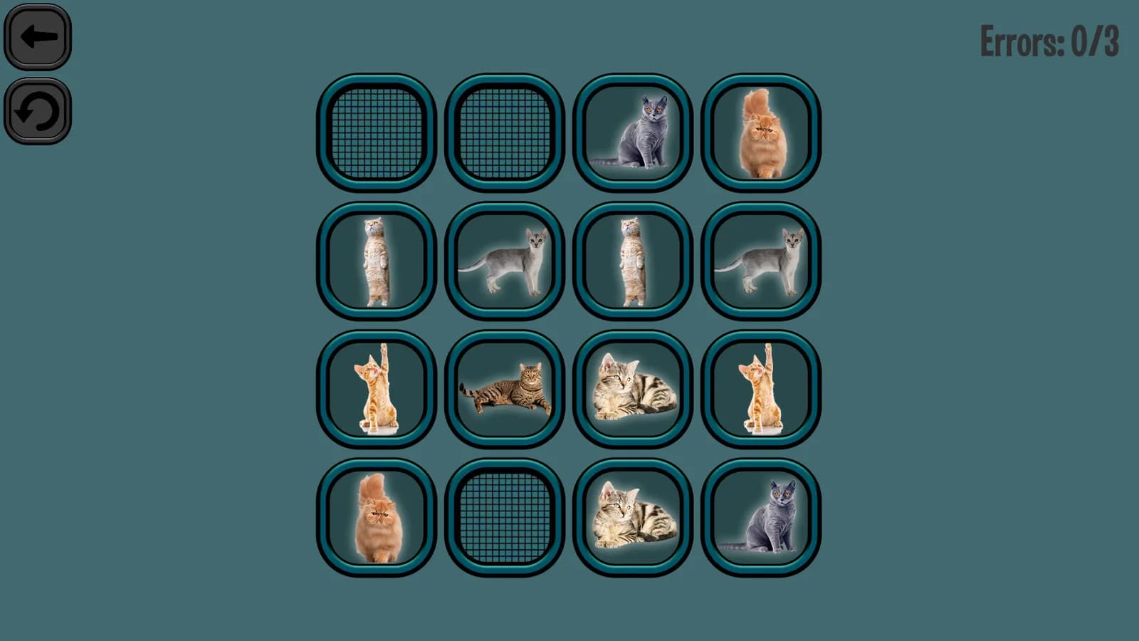 Animals Memory: Cats — скриншот