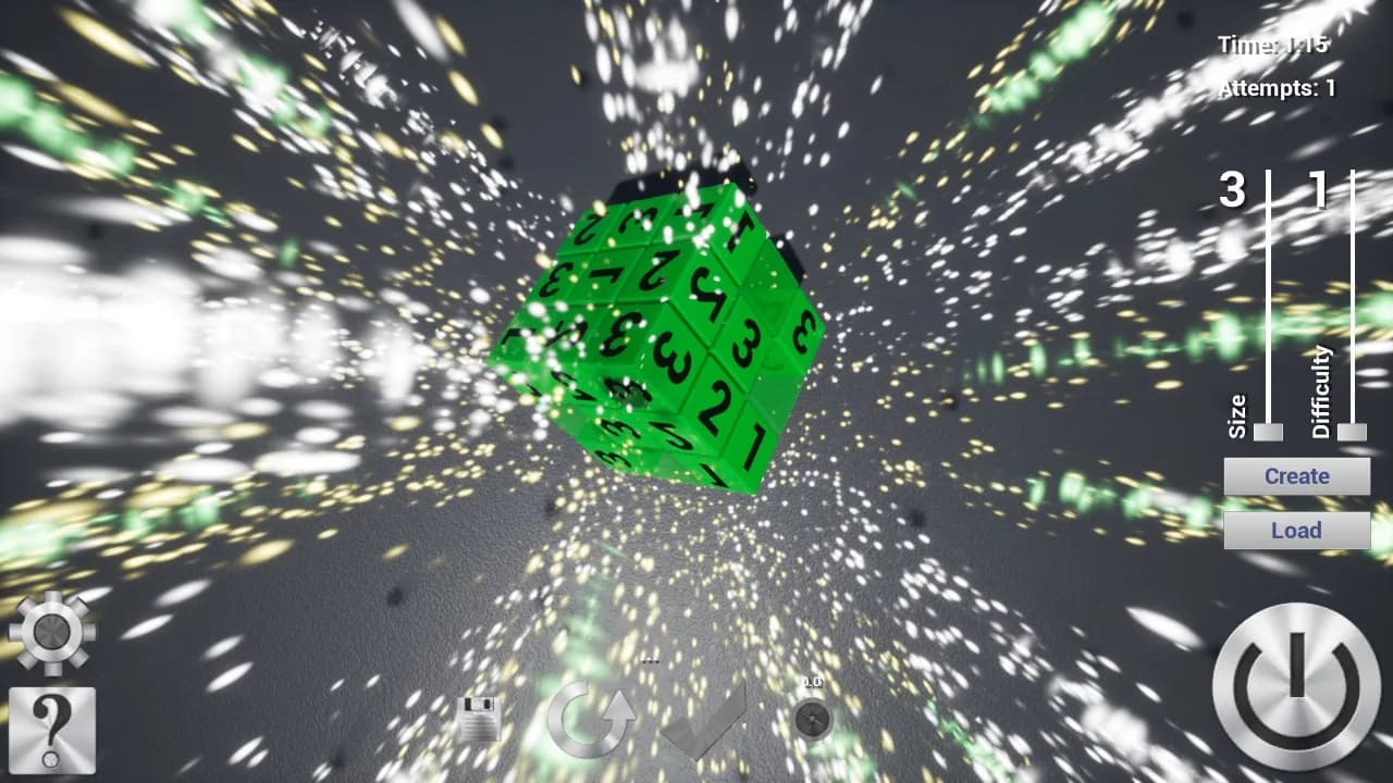 Sudoku3D 2: The Cube — скриншот