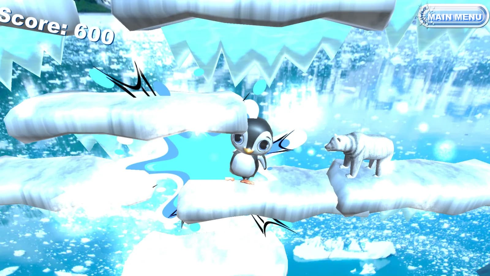 Penguin Climbing — скриншот