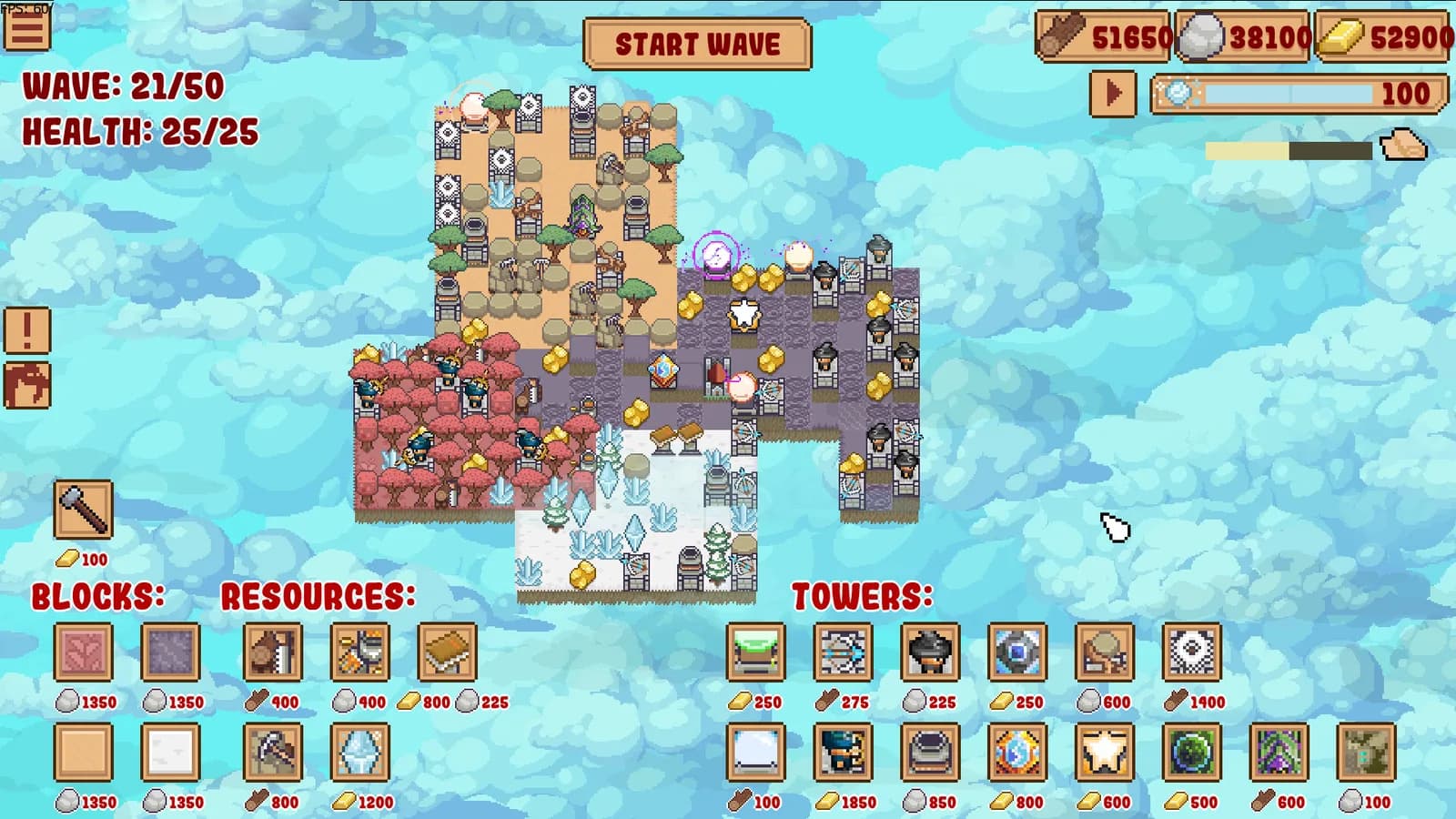 Block Tower TD — скриншот