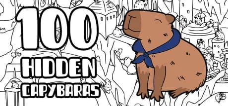 100 Hidden Capybaras — обложка
