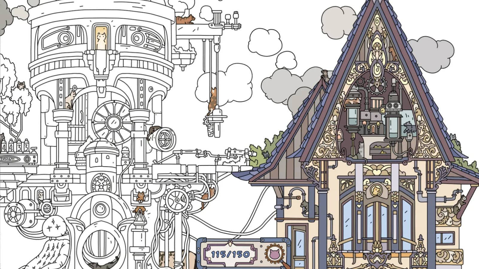 FIND KITTENS 3: Steampunk — скриншот